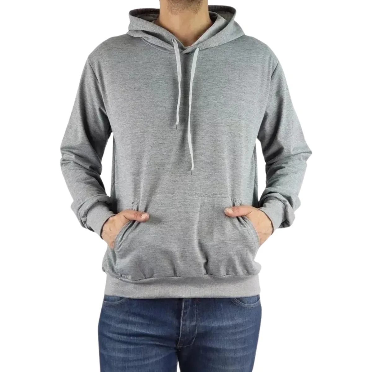 LIKE SHOP - Polerón Canguro Hombre Algodón Verano Colores 880