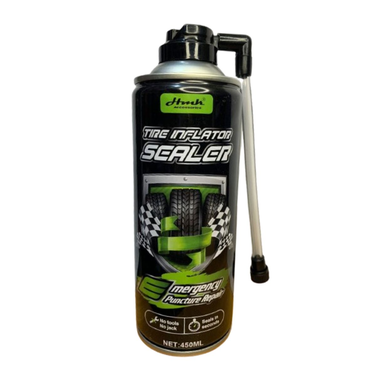 GENERICO - Spray Reparador De Pinchazos Neumaticos 450ml Autosmotos