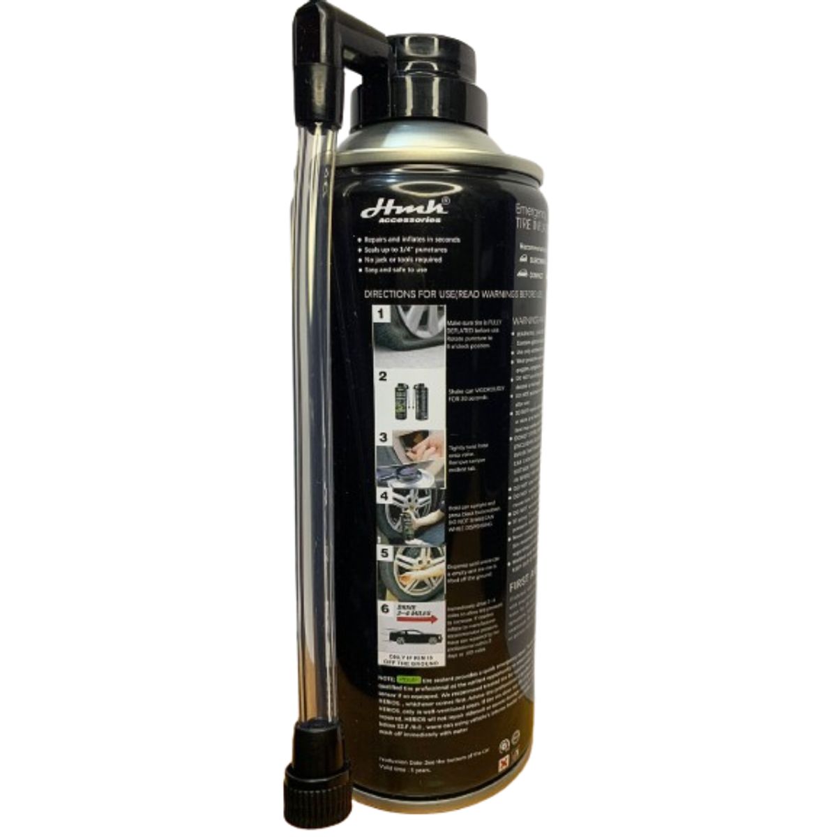 GENERICO - Spray Reparador De Pinchazos Neumaticos 450ml Autosmotos