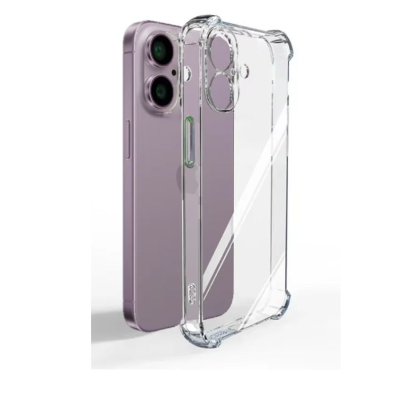 GENERICO - Carcasa Funda Transparente Reforzada Para iPhone 16 Plus
