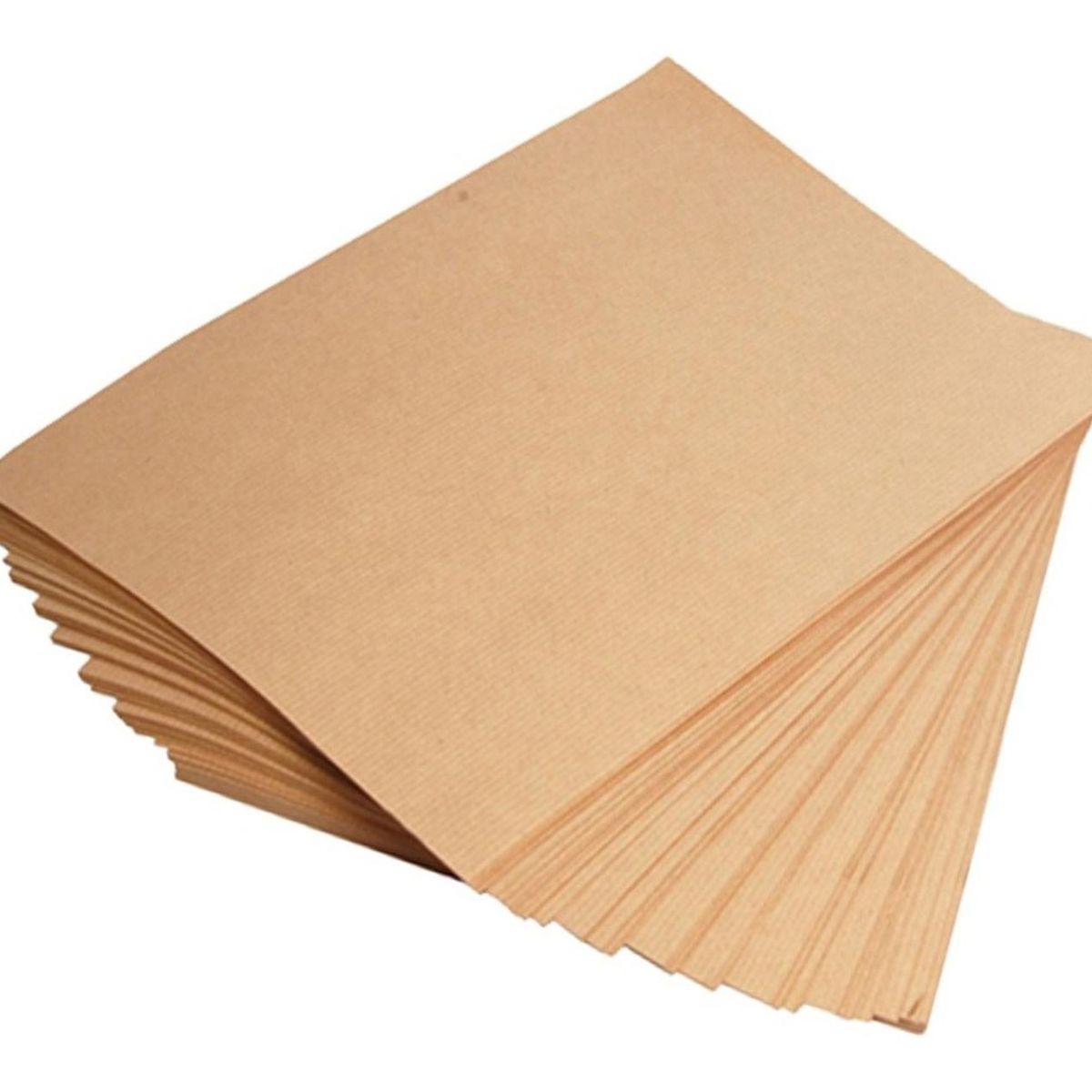 CURSOR - Cartulina Papel Kraft 300 Gr 100 Hojas Carta - Marron claro