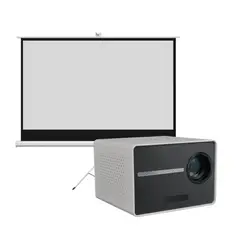 LEVO - Proyector Portatil Mini Halo 9000lm + Telón 100"