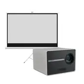 LEVO - Proyector Portatil Mini Halo 9000lm + Telón 80"