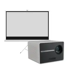 LEVO - Proyector Portatil Mini Halo 9000lm + Telón 80"