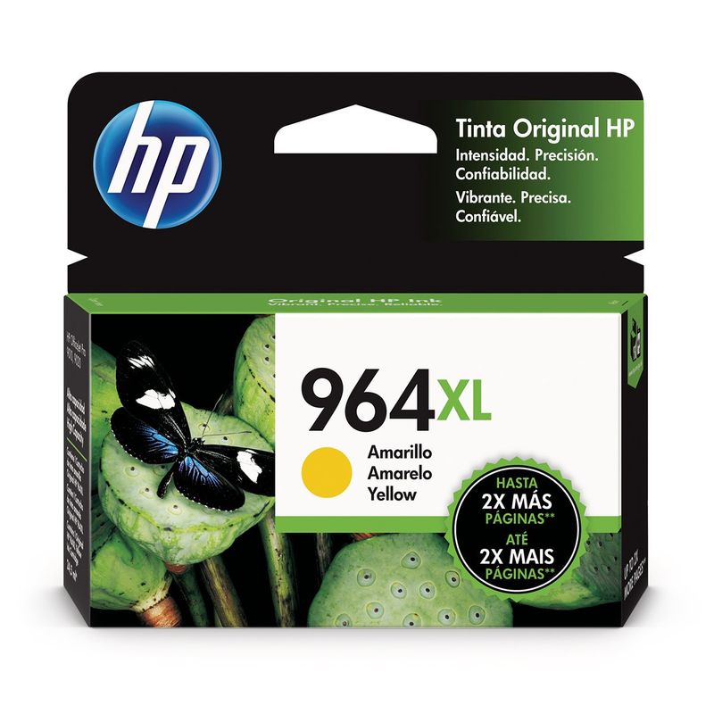 HP - TINTA HP 964XL Amarillo 3JA56A OfficeJet 9020-9010