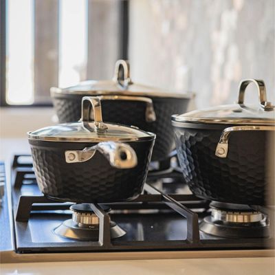 Imagen 2 del producto Pack Batería Copper 7Pz + Set 12 Utensilios Negro