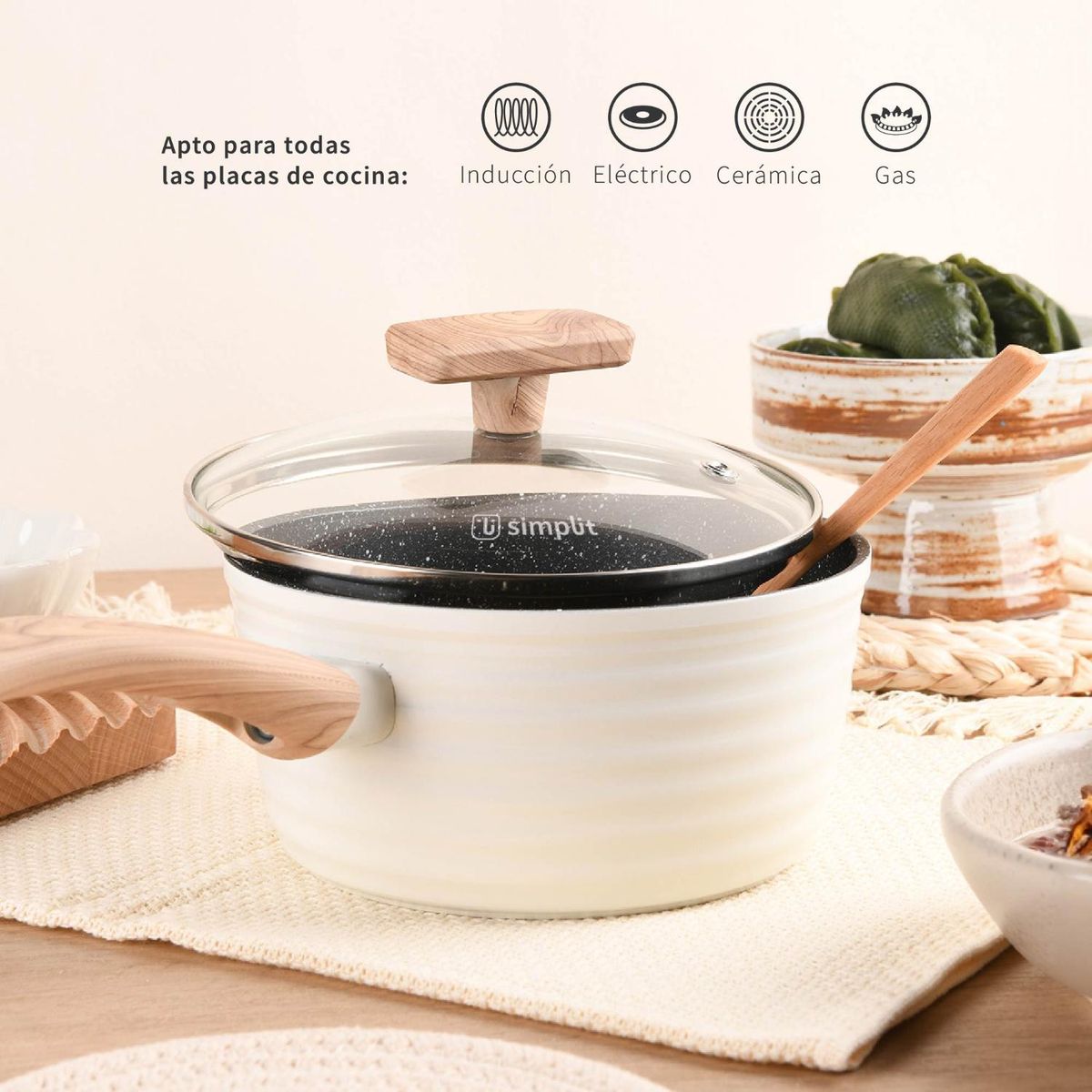 SIMPLIT - Pack Batería Savannah 9 Pz+Set 12 Utensilios Calipso Simplit