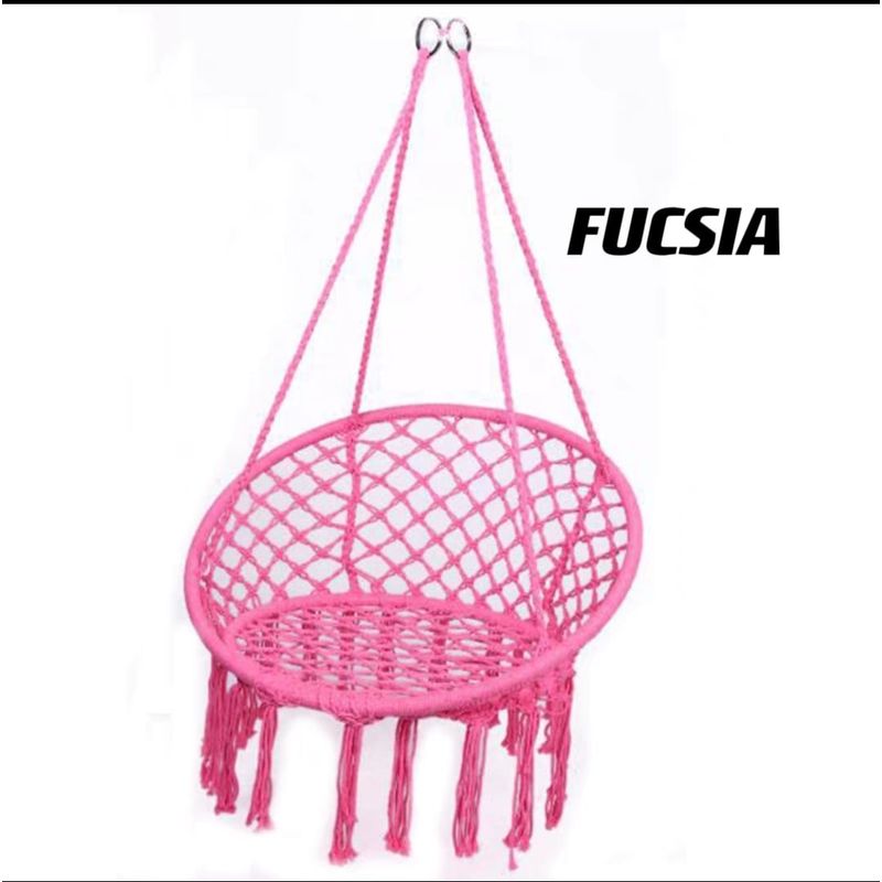 GENERICO - SILLA COLGANTE TIPO HAMACA FUCSIA ESPECAIL PARA EL AIRE LIBRE