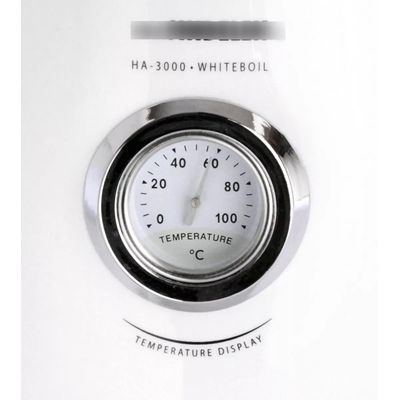 Imagen 2 del producto Hervidor De Agua 1700ml Reloj Termometro Blanco