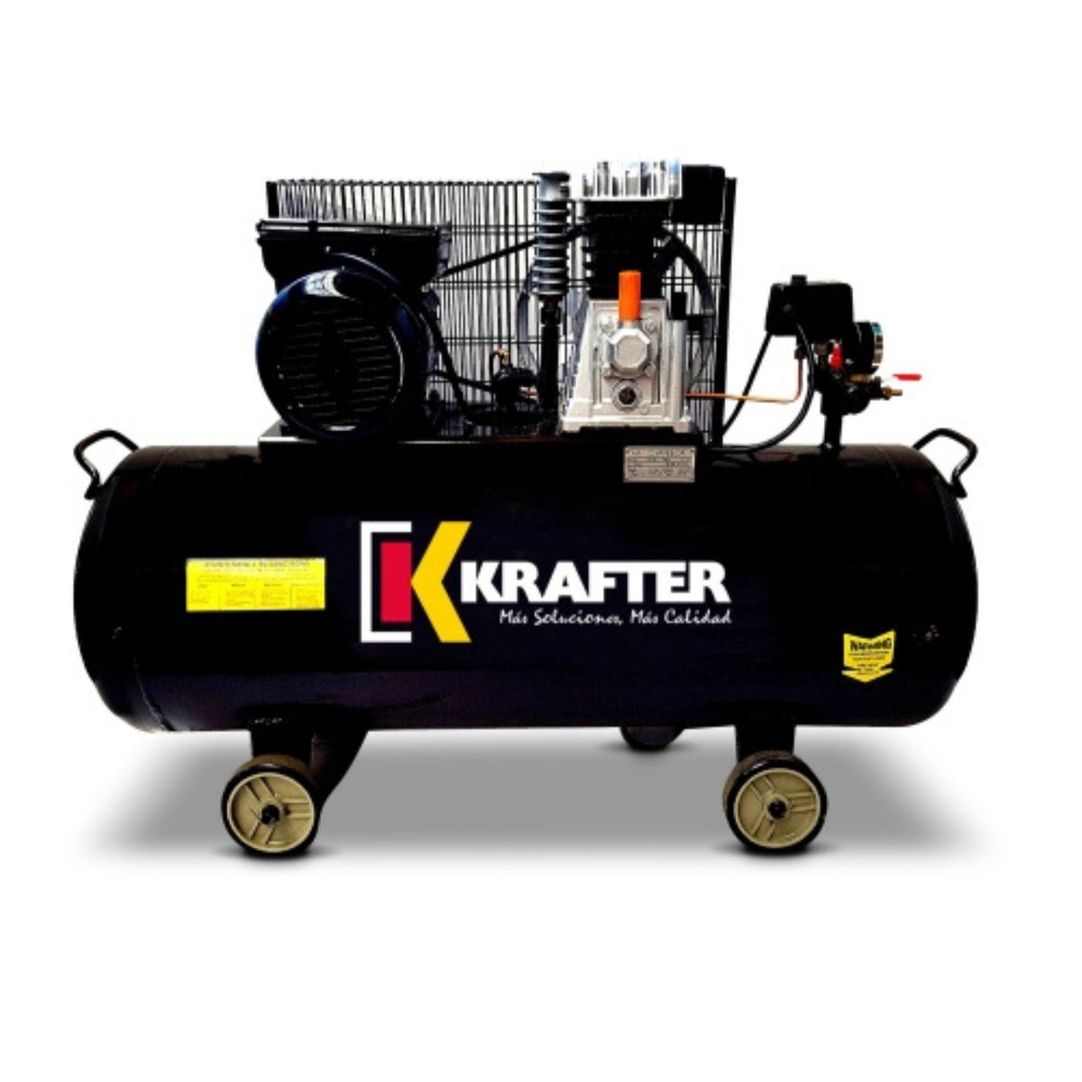 KRAFTER - Compresor 100L 3hp  Ack 100-3.0 Hp - 116psi 8bar