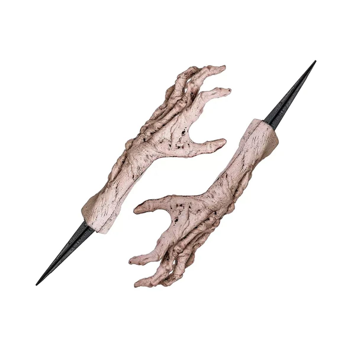 FRANK & MORTIS - Adornos Estacas Brazos Zombies 47 Cm Decoración Halloween