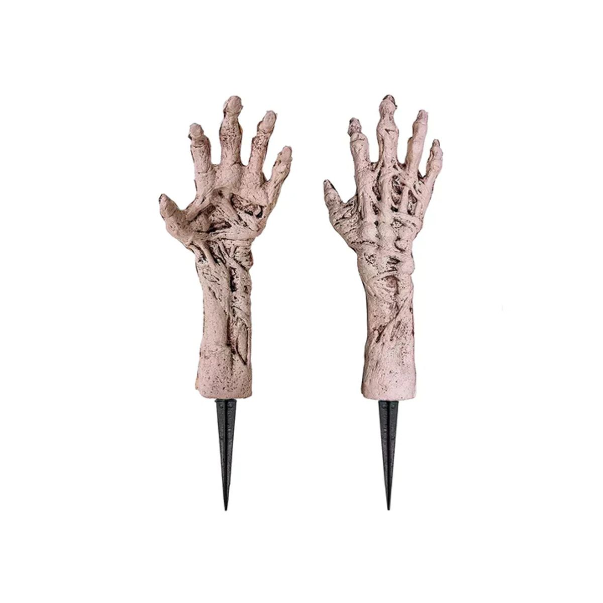 FRANK & MORTIS - Adornos Estacas Brazos Zombies 47 Cm Decoración Halloween