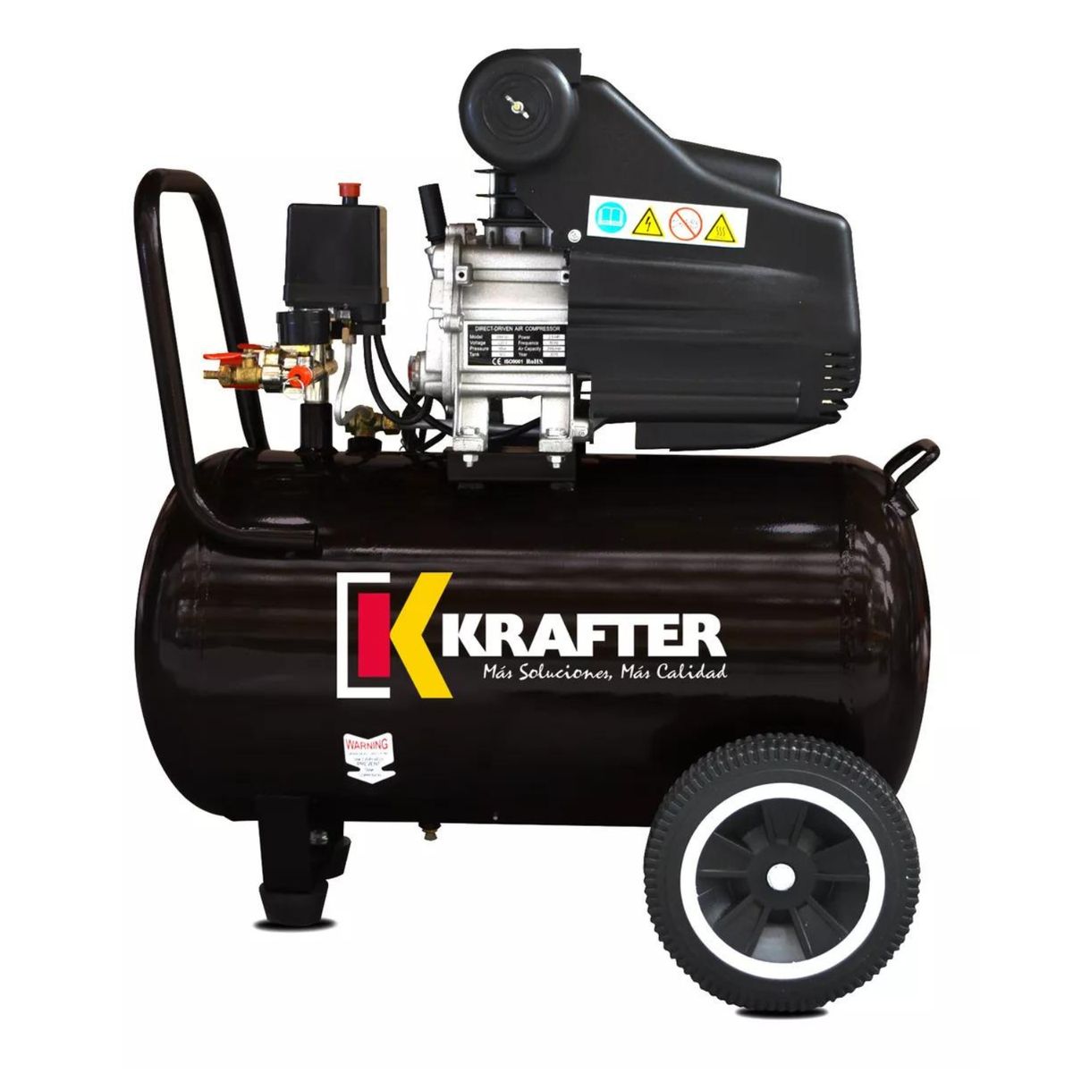 KRAFTER - Compresor 50L 25hp Ack-50 25Hp - 8bar116psi