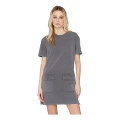 JACINTA TIENDA - Vestido Cargo gris