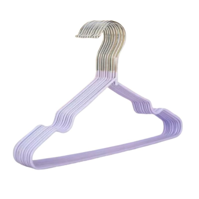 MPROPIA - Pack 10 Colgadores Ropa Antideslizante Colores Gancho Percha engomada