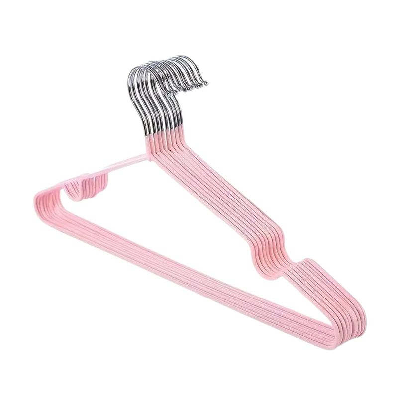 MPROPIA - Pack 10 Colgadores Ropa Antideslizante Colores Gancho Percha engomada