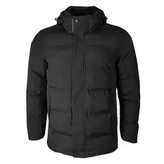 ANDESLAND OUTDOOR APPAREL - Parka Térmica Gorro Desmontable Ártica Pro Negro Hombre