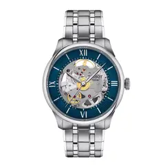 TISSOT - Reloj Chemin Des Tourelles Skeleton Acero