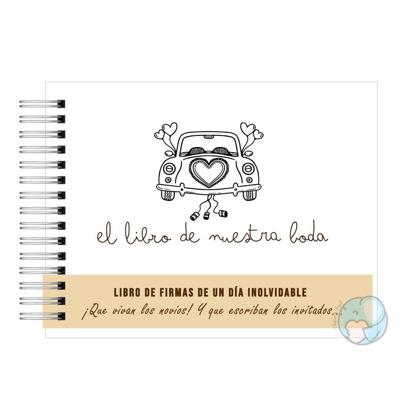ELEFANTE AZULL - Libro de firmas Matrimonio