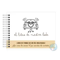 ELEFANTE AZULL - Libro de firmas Matrimonio