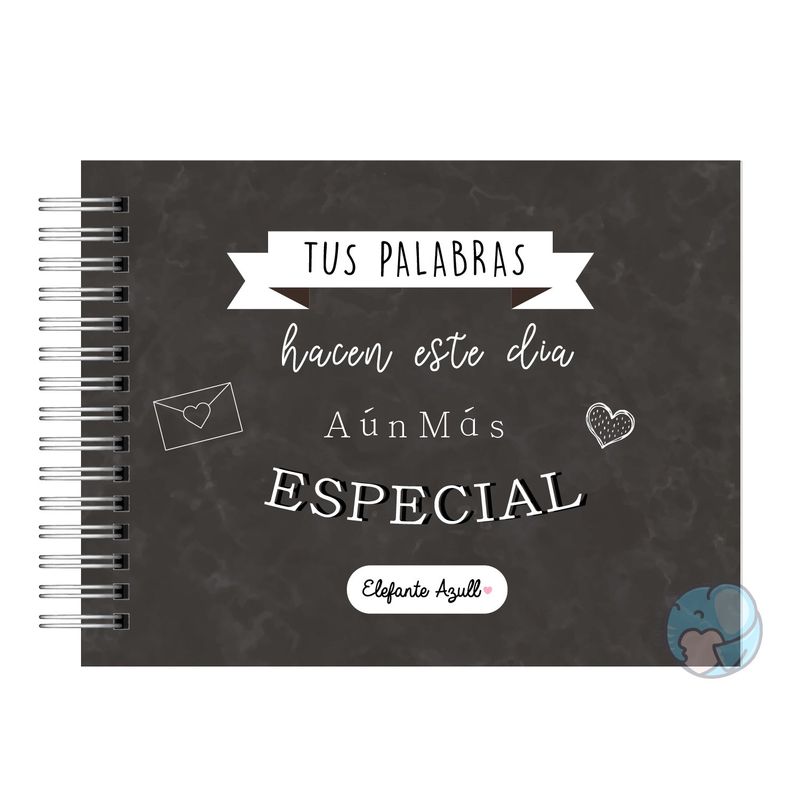 ELEFANTE AZULL - Libro de firmas Matrimonio