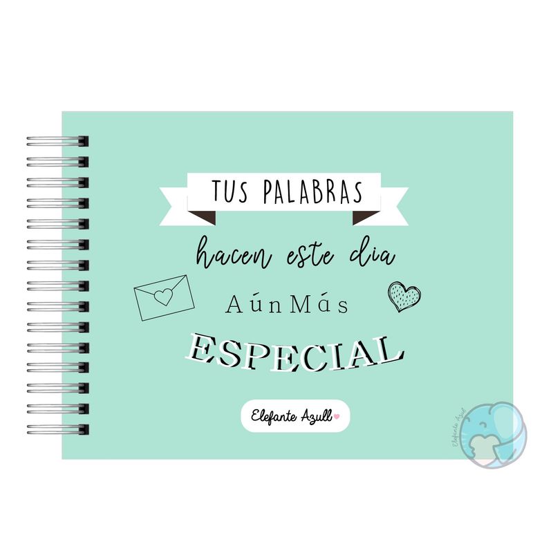 ELEFANTE AZULL - Libro de firmas Matrimonio