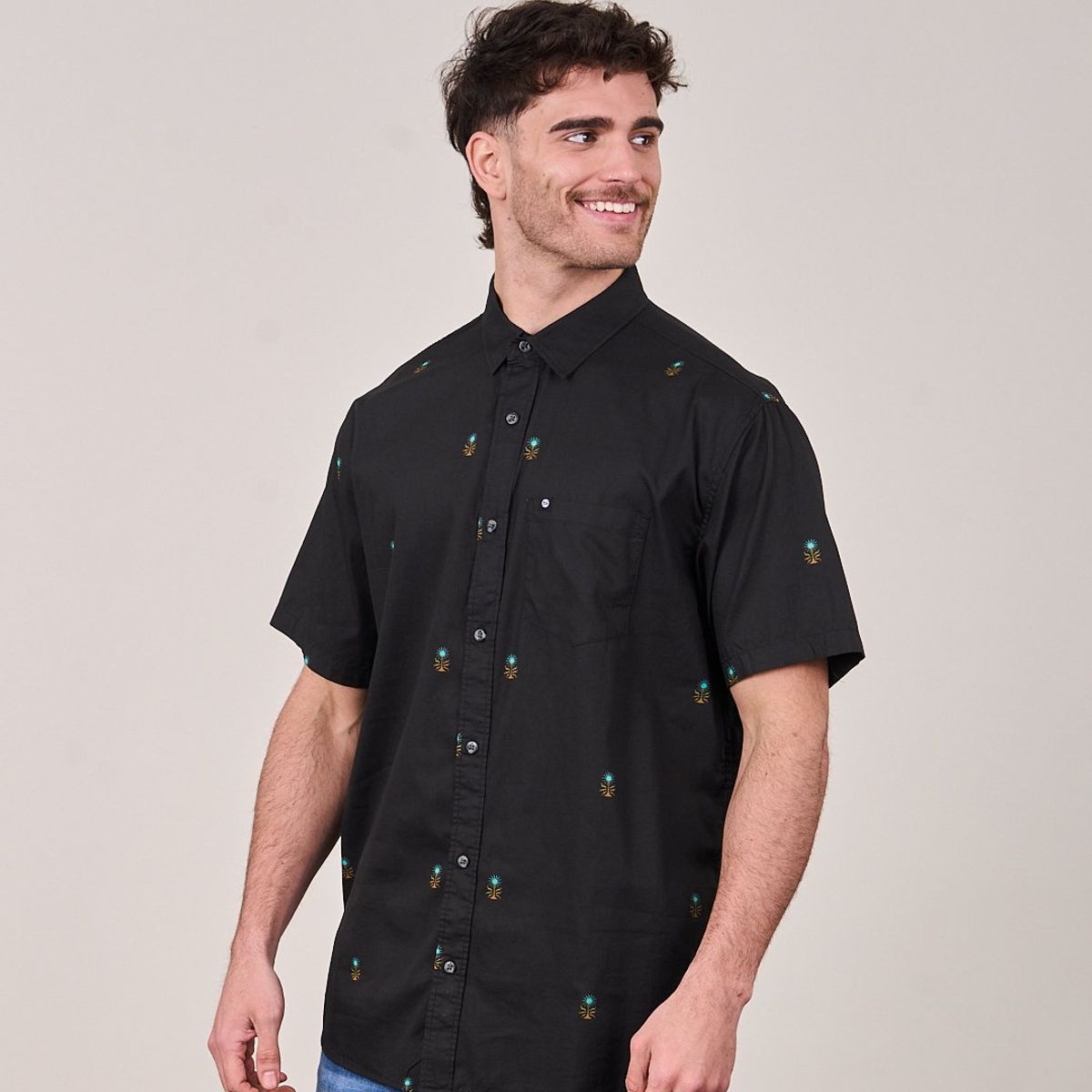 POLEMIC - Camisa Print hombre manga corta VV5768  - Polemic 