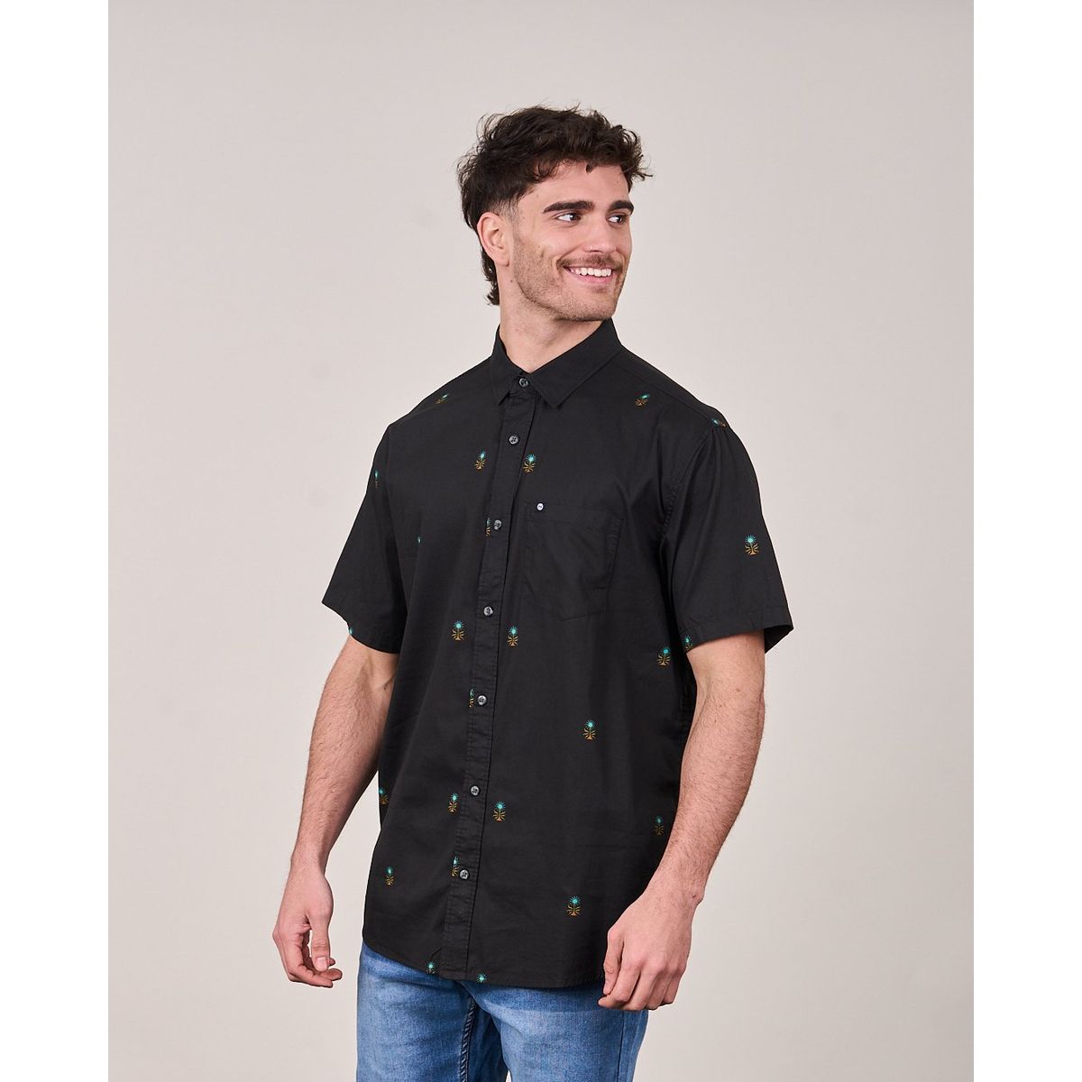 POLEMIC - Camisa Print hombre manga corta VV5768  - Polemic 