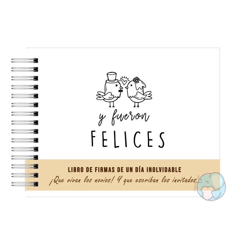 ELEFANTE AZULL - Libro de firmas Matrimonio