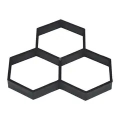 GENERICO - Molde Piedra Hexagono Para Camino De Jardin 36x36 Diseños