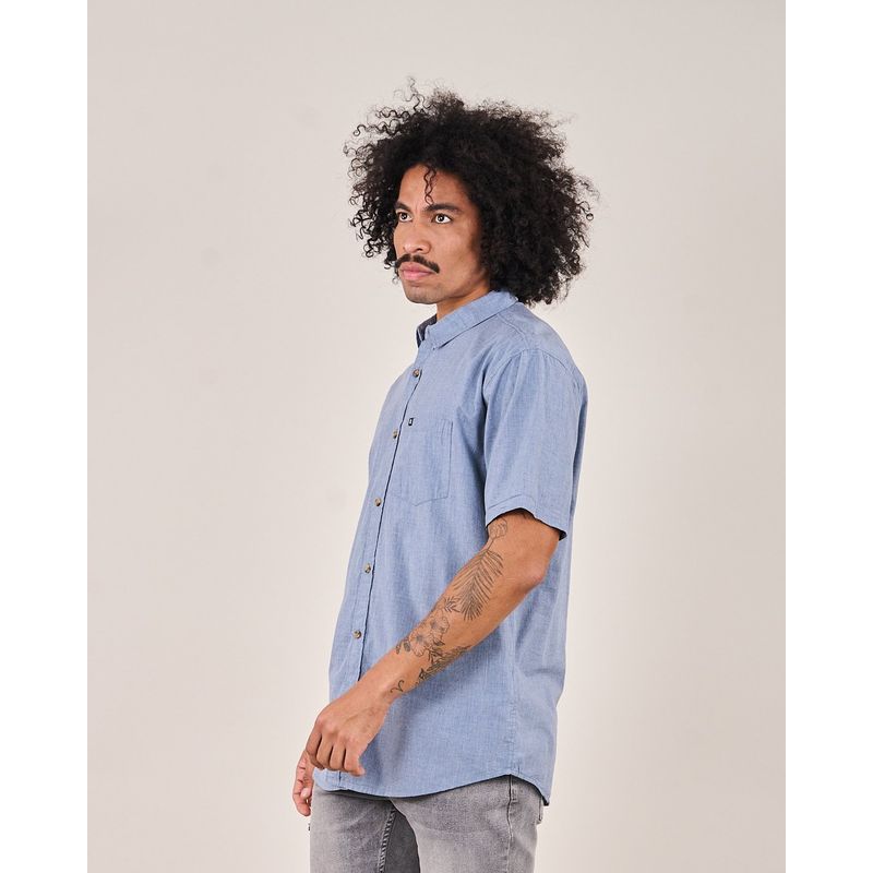 POLEMIC - Camisa Melange manga corta Modern Fit  - Polemic 