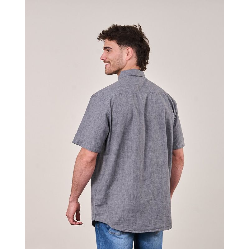 POLEMIC - Camisa Melange manga corta Modern Fit  - Polemic 