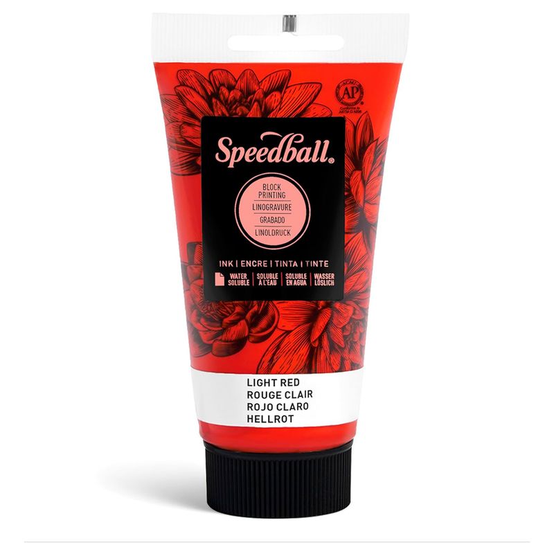 SPEEDBALL - Tinta para Xilografía Speedball 75ml - Rojo Claro