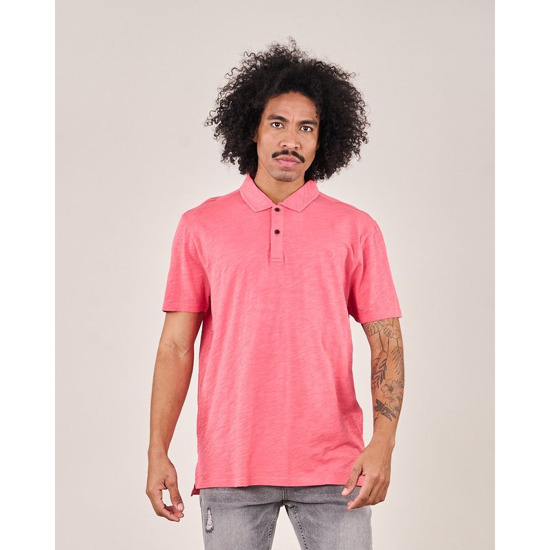 POLEMIC - Polera polo procesada tipo Bambu  - Polemic 