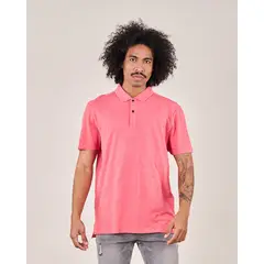 POLEMIC - Polera polo procesada tipo Bambu -