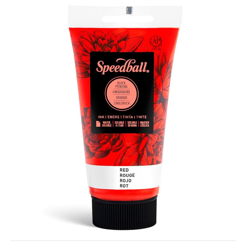 SPEEDBALL - Tinta para Xilografía Speedball 75ml - Rojo