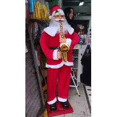 GENERICO - VIEJO PÁSCUERO 180cm CON MÚSICA Y MOVIMIENTO SANTA CLAUS PAPA NOEL
