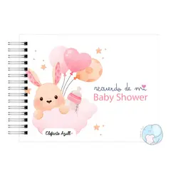 ELEFANTE AZULL - Libro de Recuerdos del Baby Shower