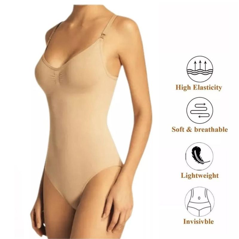 LIKE SHOP Body Mujer Ajustable Modelador Compresión Calce Cómodo