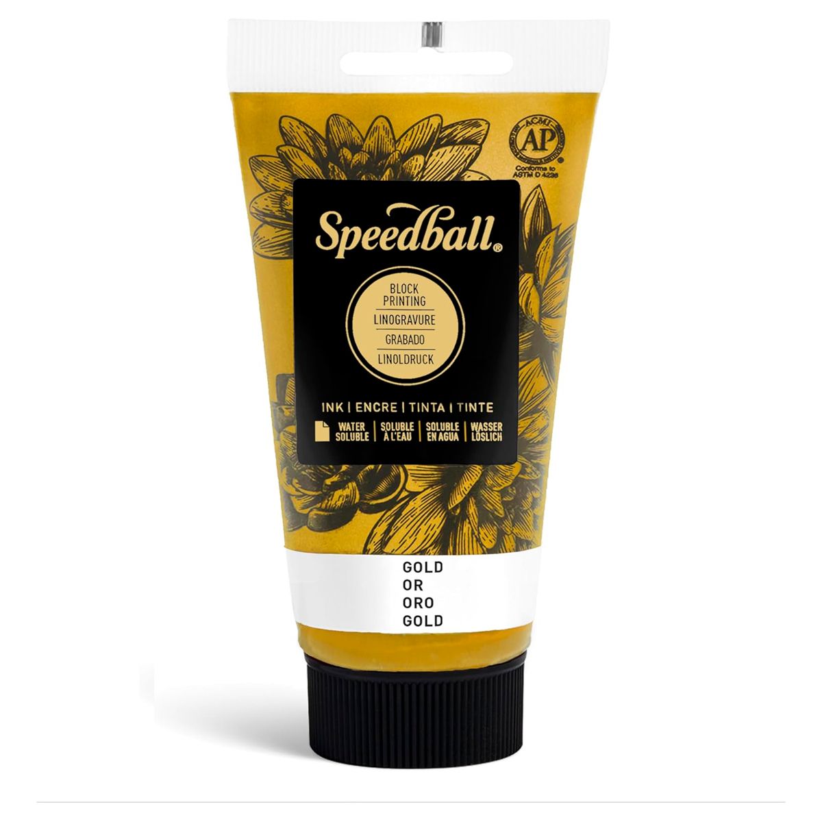 SPEEDBALL - Tinta para Xilografía Speedball 75ml - Oro