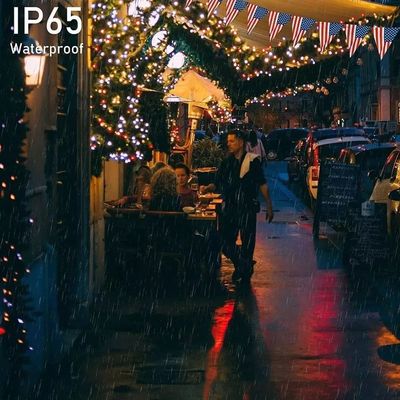 Imagen 2 del producto Guirnalda fiestas Patrias Decorativas Solar 10 Metros 100 Led TRICOLOR