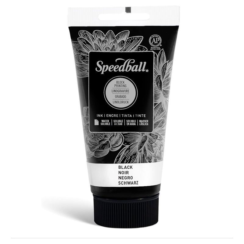 SPEEDBALL - Tinta para Xilografía Speedball 75ml - Negro