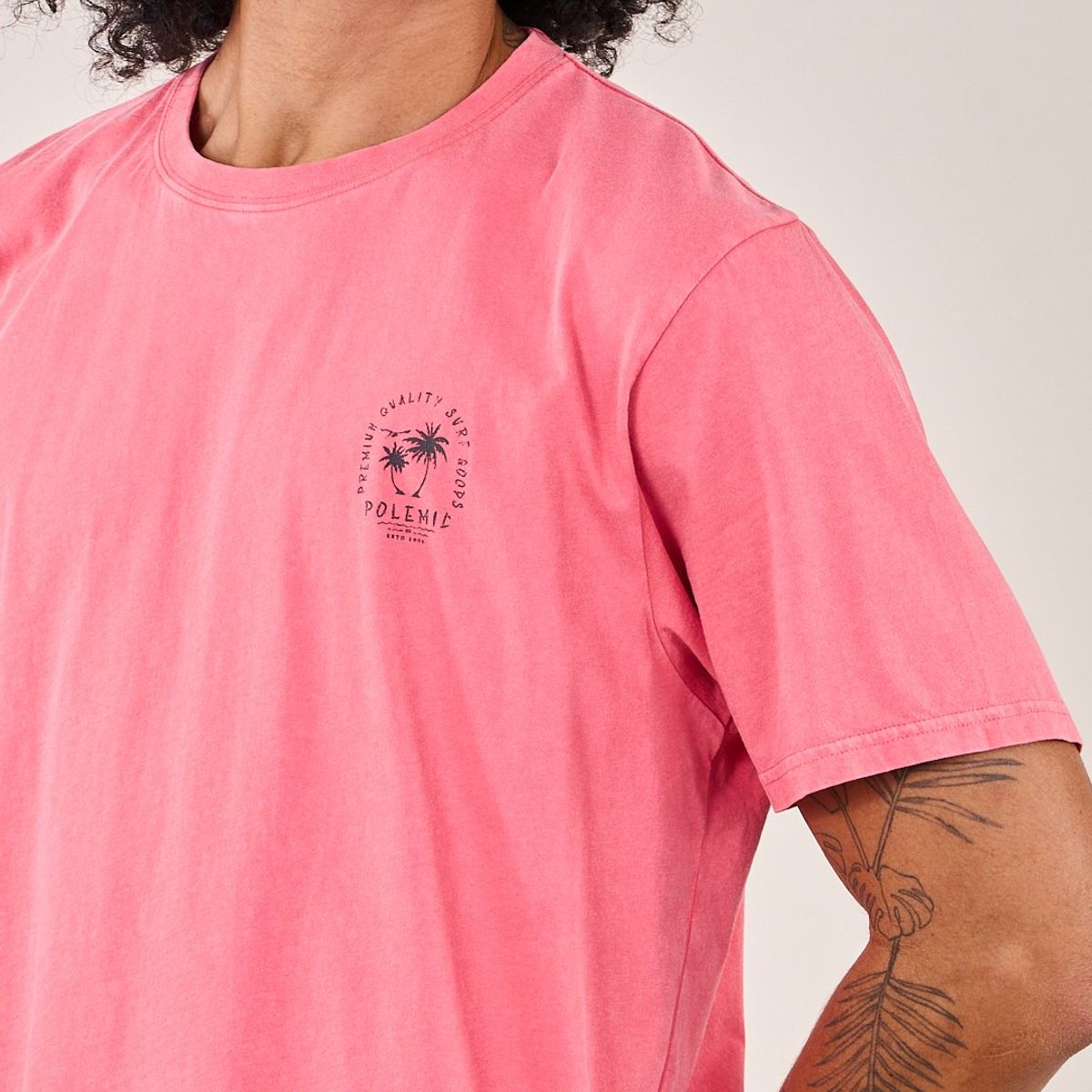 POLEMIC - Polera procesada Retro manga corta  - Polemic 