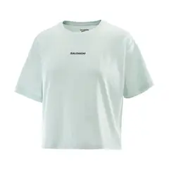 SALOMON - Polera Mujer Logo Twist-1 Ss Tee Az