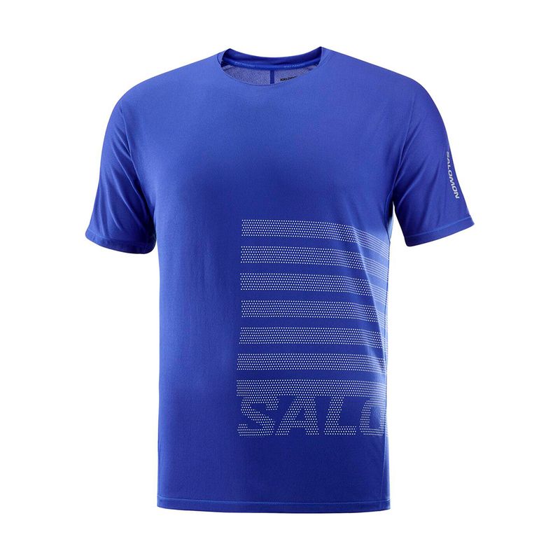 SALOMON - Polera Hombre Sense Aero Ss Tee Gfx M Az Salomon