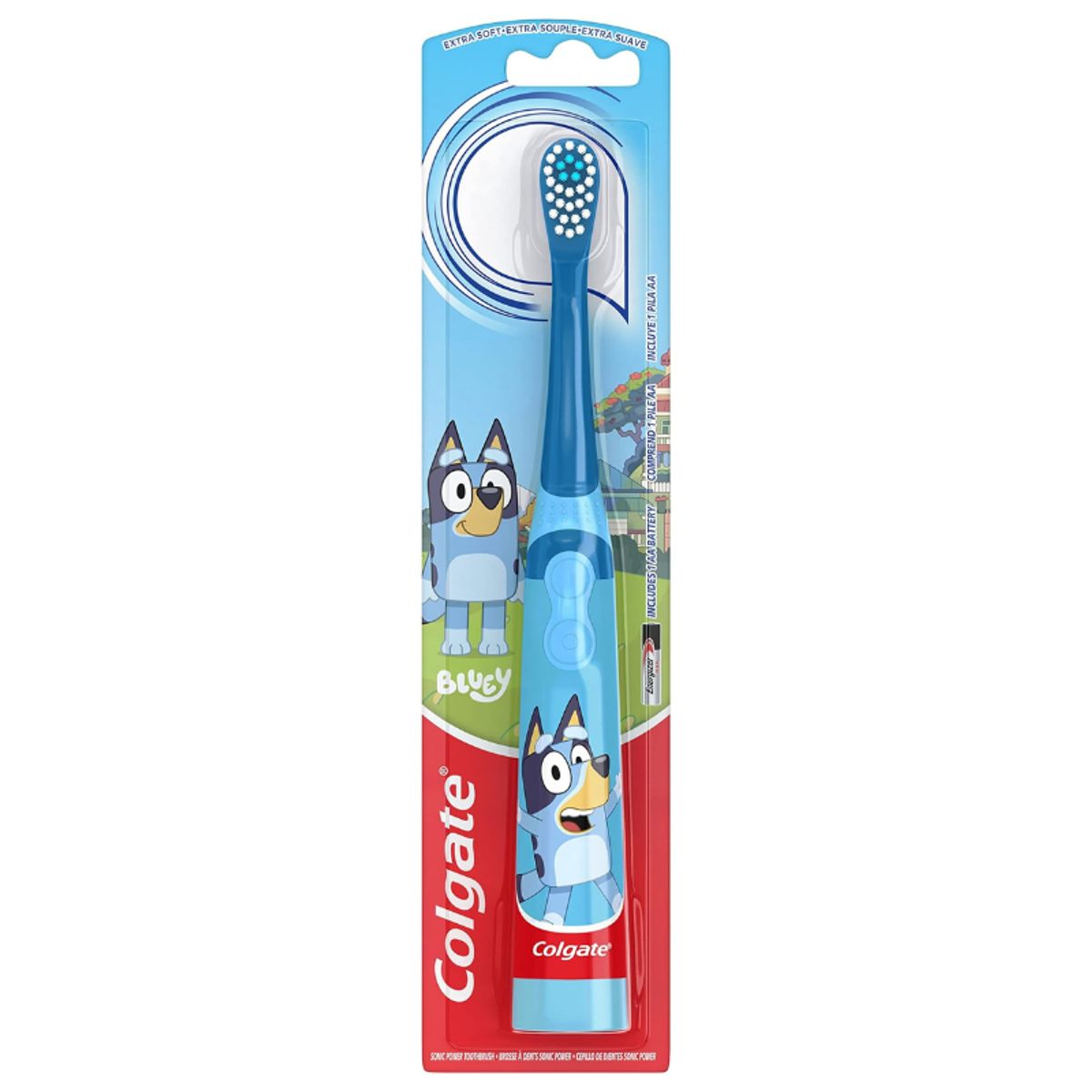 COLGATE - Colgate Bluey Cepillo Eléctrico Infantil con Batería AA Incluida
