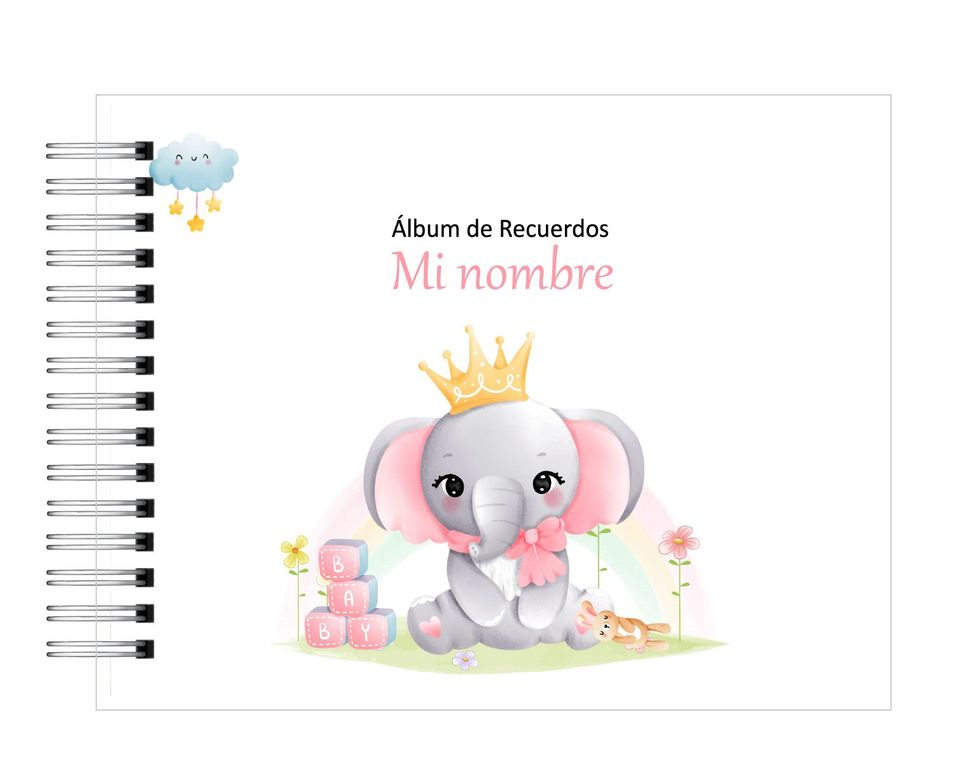 ELEFANTE AZULL Álbum recuerdos de bebe de 0- 10 años | falabella.com