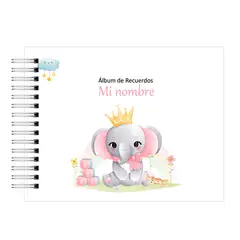ELEFANTE AZULL - Álbum recuerdos de bebe de 0- 10 años