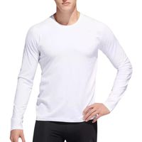 Camiseta Manga Larga Algodón Negra Gris Blanco Adulto 11