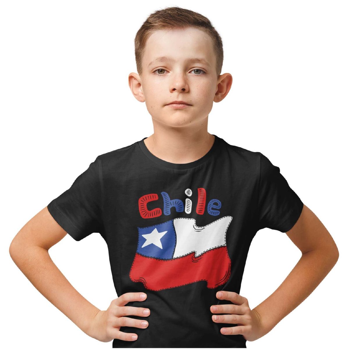 GENERICO - POLERA NIÑO FIESTAS PATRIAS CHILE
